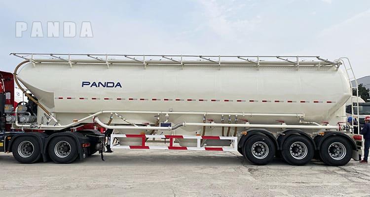 55 cbm trigo a granel camión cisterna remolque