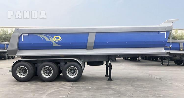 tri axle 25 ton dump trailer for sale