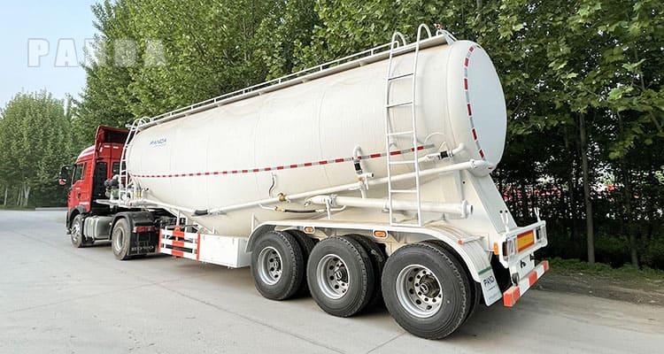 V shape bulk cement carrier trailer