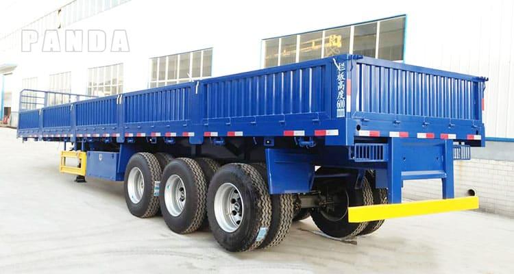 40 pies 70 toneladas de pared lateral remolque de camión para la venta