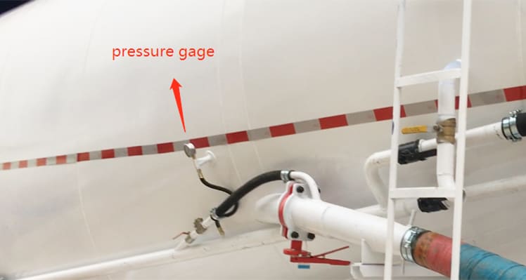 pneumatic trailer pressure gage