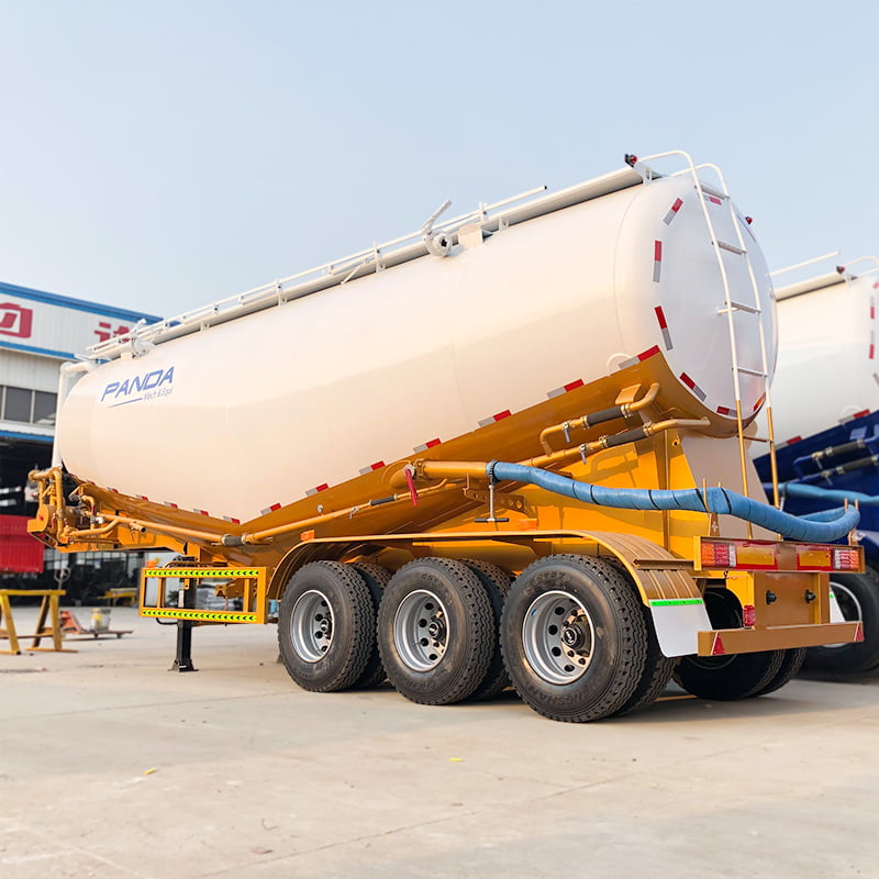 50 ton self-loading cement trailer