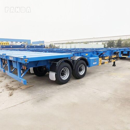 2 axle 40ft container chassis trailers