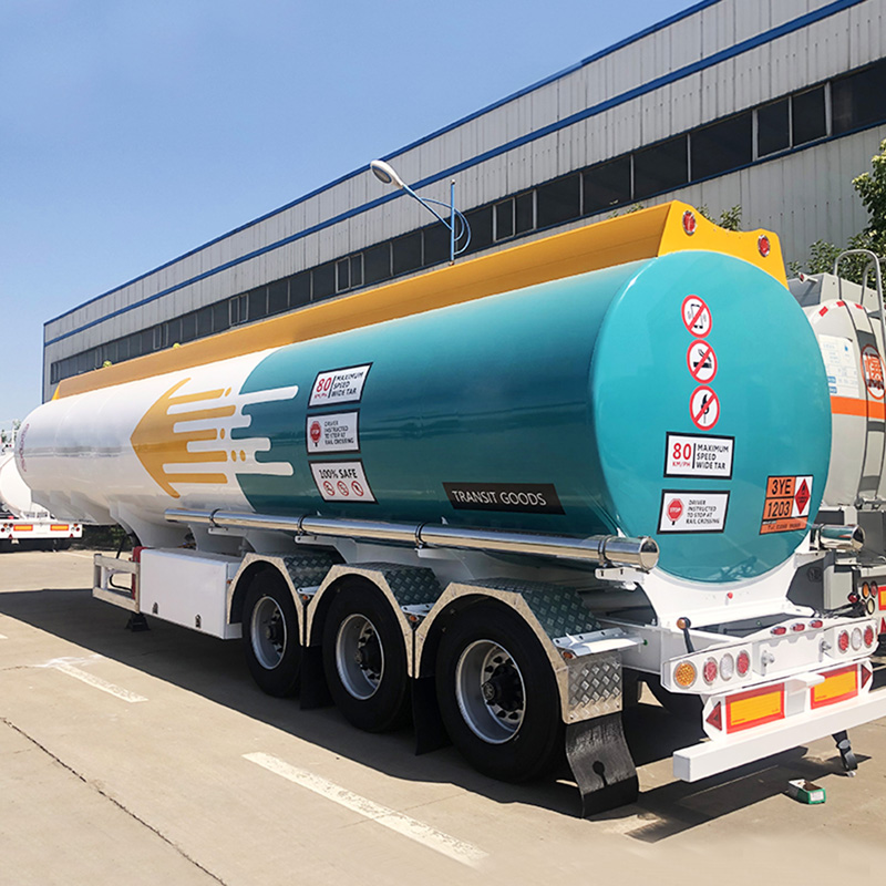 45000 liter aluminum tanker trailer