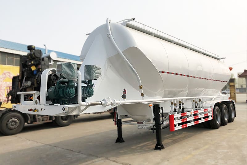 25-80 ton cement silo semi trailer