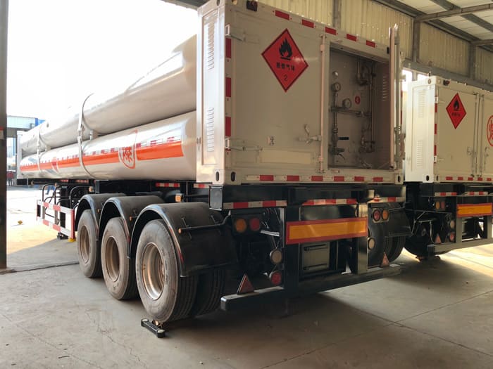 helium tanker transport trailer