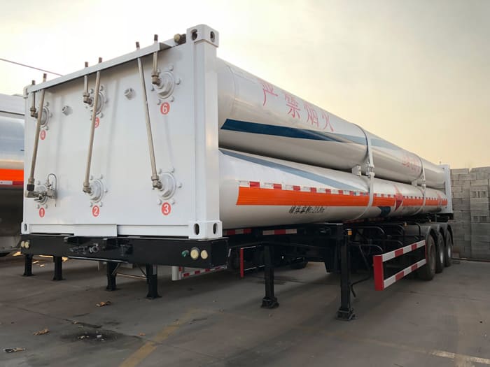 helium tanker transport trailer