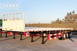 flatbed trailer with frontboard