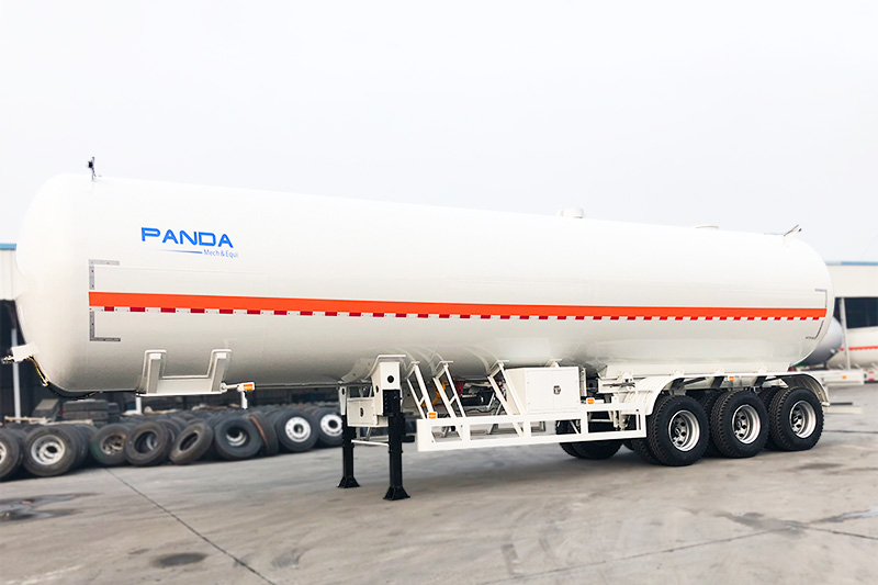 GLP camión cisterna semirremolque para la venta - fábrica de panda