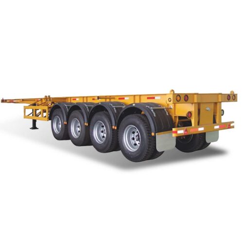 4 axle intermodal container chassis trailers
