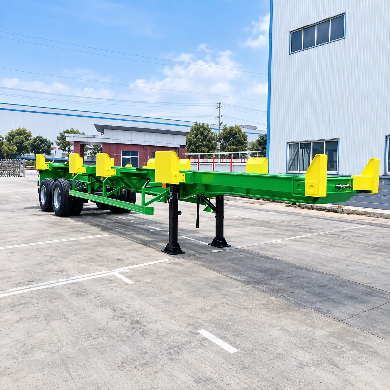 40 Ft Yard Trailer Chassis 40ft bomb cart trailer for sale
