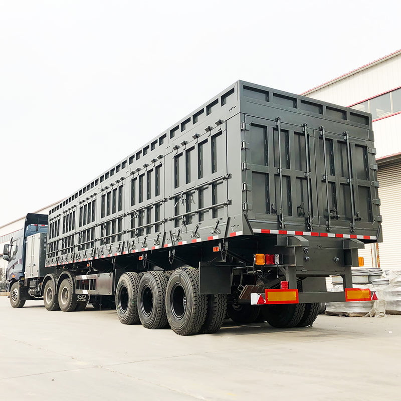 3 axle side tipper trailer