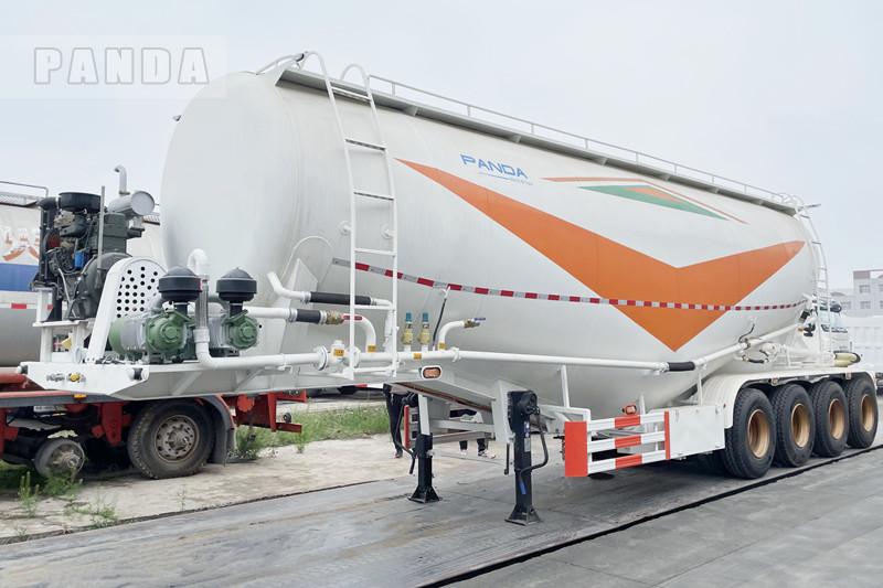 Remorques à 4 essieux pour camions de ciment de 60 tonnes à vendre