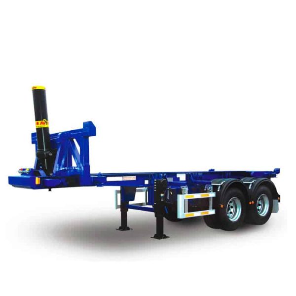 20 / 40 FT Tipping Tilt Chassis Trailer For Containers Panda Mech