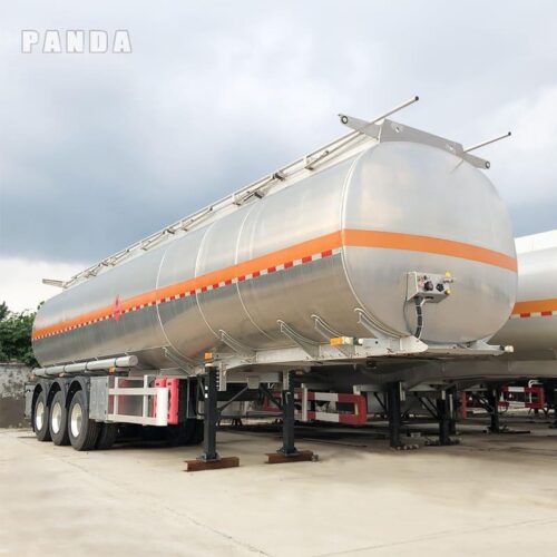 3 axle aluminum fuel tanker trailer