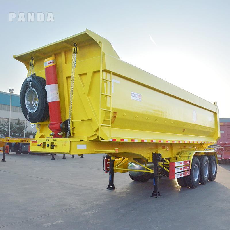 3 axle tipper semi trailer