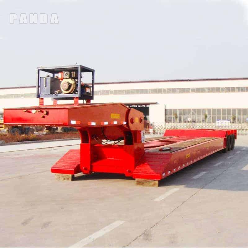 50 ton extendable lowbed trialer