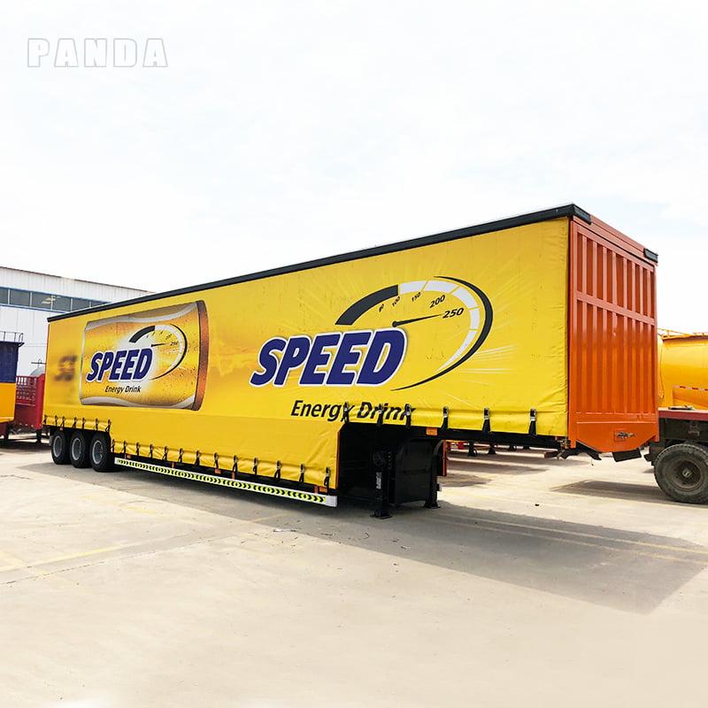 3 axle curtain side trailer