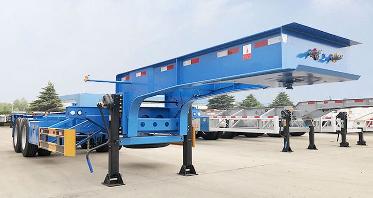 20ft iso tank container chassis trailer