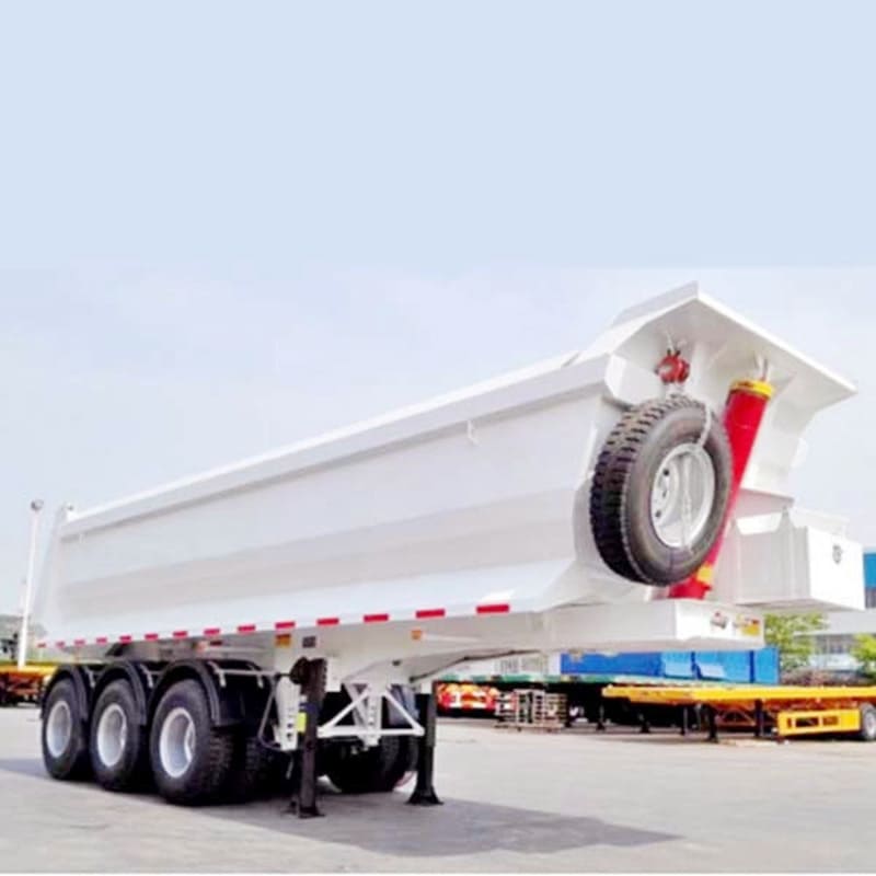 30 ton u shape tipper trailer