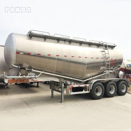 Remolque de aluminio para cemento de 25-120 toneladas