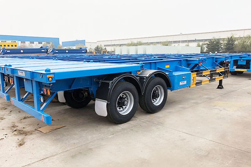 2 Axle 40Ft Chassis Trailer Video