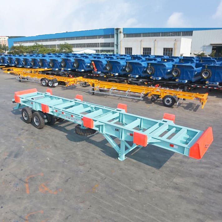 40ft 2 Axles Bomb Cart Semi Trailer Shipped to UAE