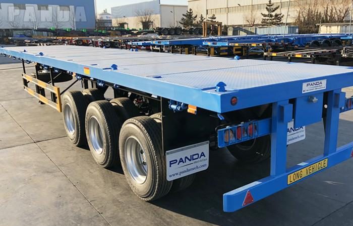 40ft 3 axle flatbed trailer