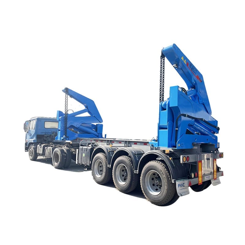 Container Side Loader Trailer Specification Dimension Length Width