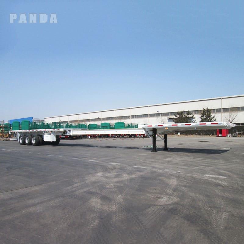 extendable flatbed semi trailer