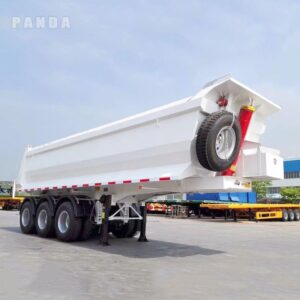 25 Cbm Dump Truck Semi Trailer For Sale Panda Mech