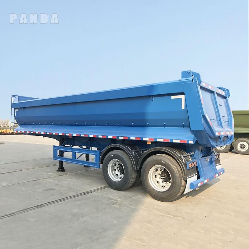 2axle dump semi trailer