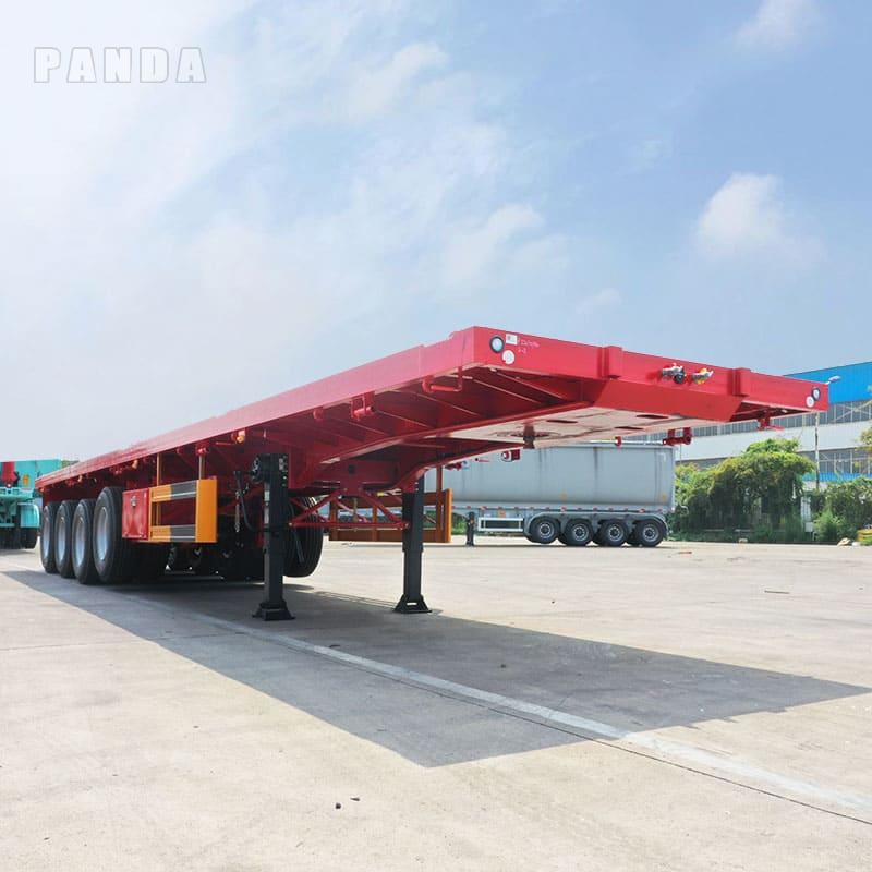 4axle flatbed semi trailer