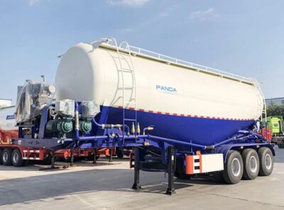 Bulk Cement Tanker Trailer Capacity Height