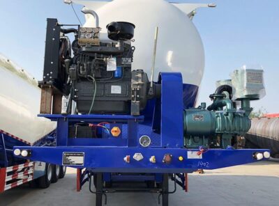 What is cement trailer air compressor?