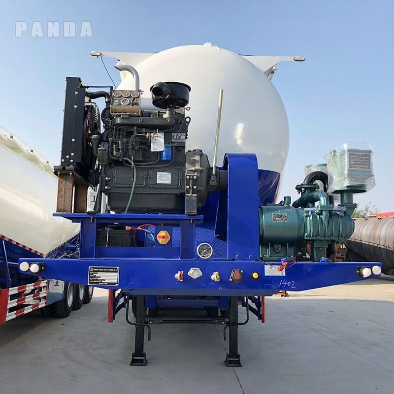 What is cement trailer air compressor?