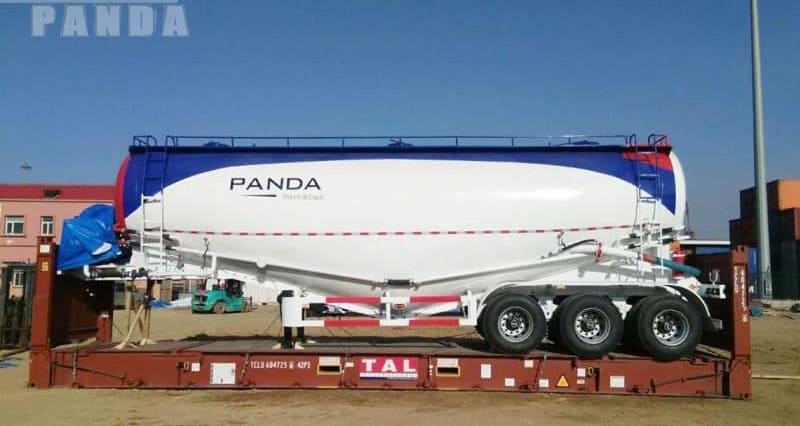 55 ton cement bulk trailer transport
