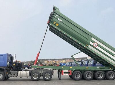 Partie d'une semi-remorque à benne basculante (Mise à jour 7/2025)