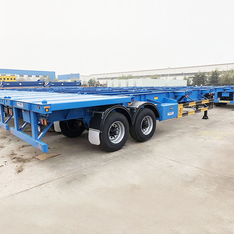 2 axle 40ft container semi trailer