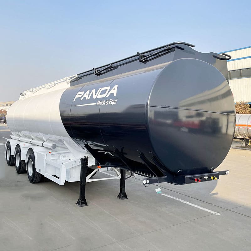 3 Axle 45KL Fuel Tank Trailer Shipped to Tanzania