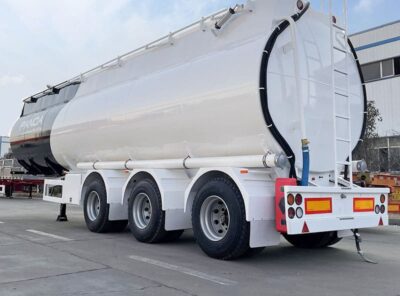 How many liters does fuel tank truck trailer hold?