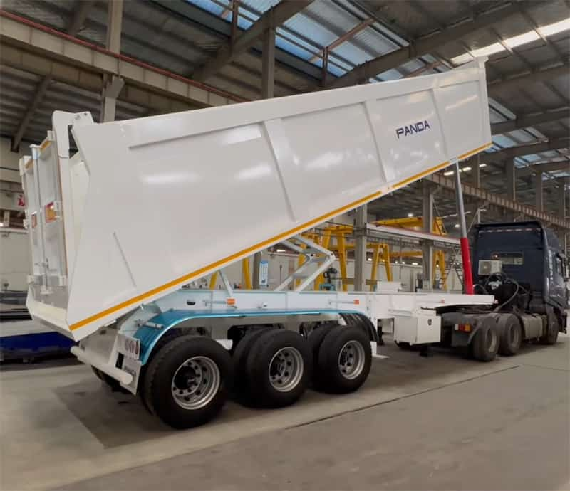 38 m3 Tipper Semi Trailer Video