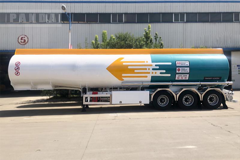 aluminum fuel tanker trailer