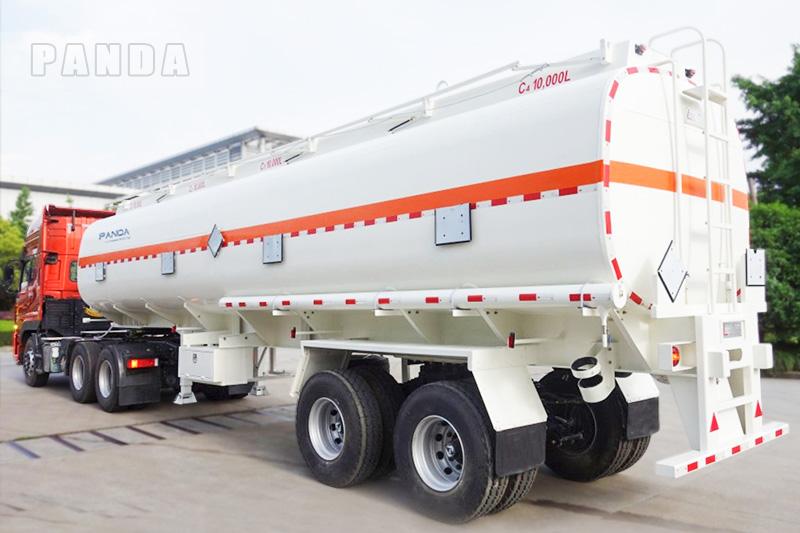 fuel tank trailer with bogie