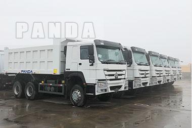 Dump trucks delivered to South Asia